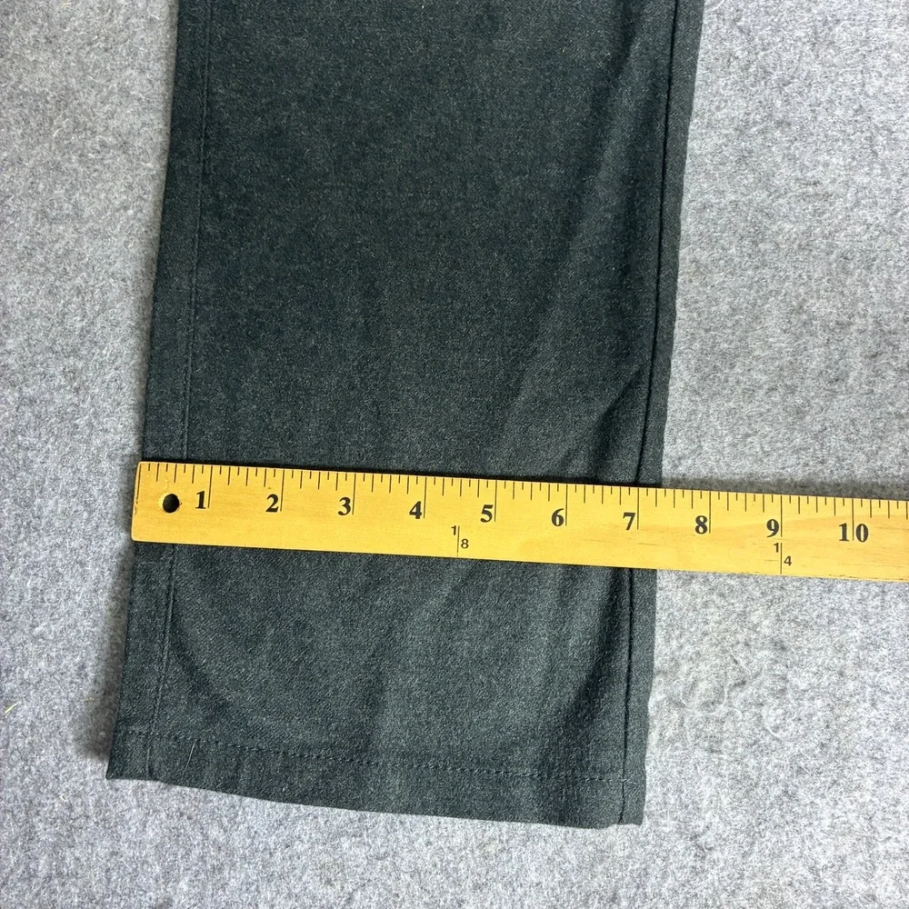 Kirkland Signature Mens Brushed Pants 33x31 Charcoal Gray Stretch Cotton